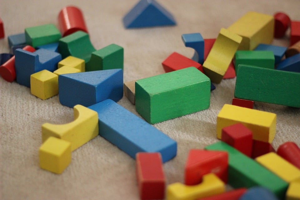 Building Blocks, Stones, Colorful, Toys, Child