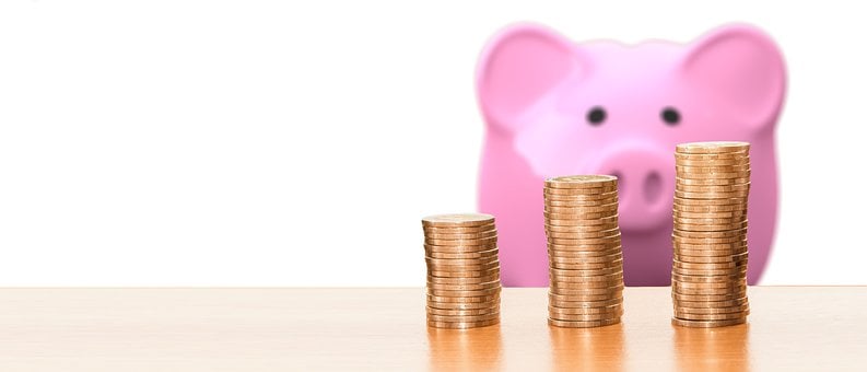Save, Piggy Bank, Money, Coins, Finance
